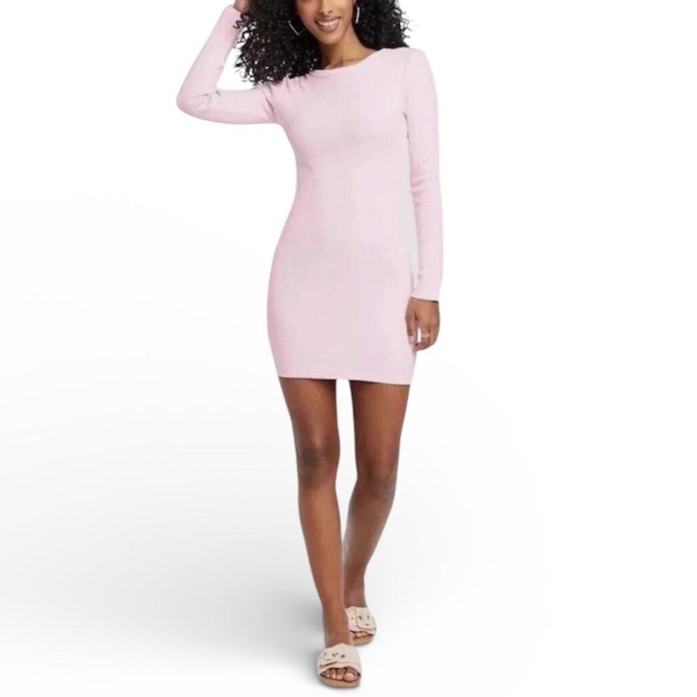 NWOT Universal Threads Ribbed Long Sleeve Dress